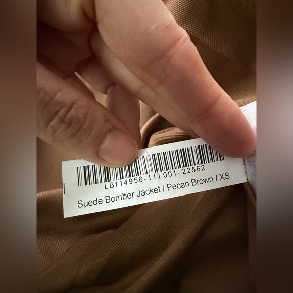 Quince 100% Suede Biker Jacket in XS pecan brown - Picture 7 of 16